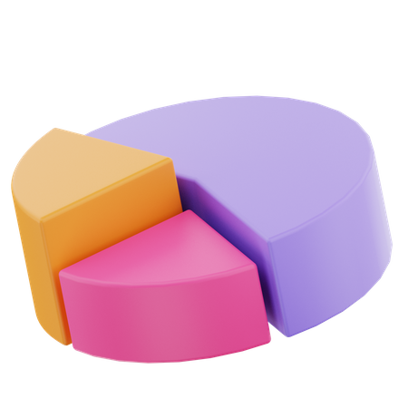 Kuchendiagramm  3D Icon