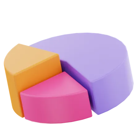 Kuchendiagramm  3D Icon