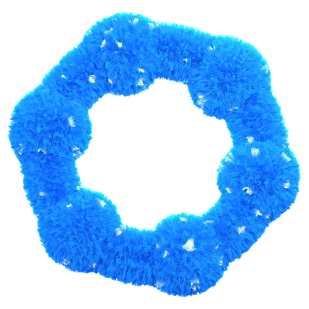 Kreisförmige Fuzzy  3D Icon
