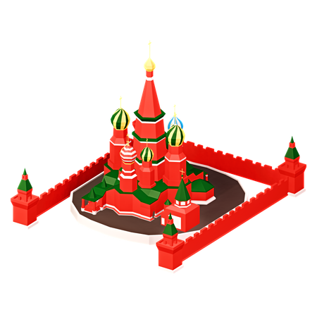 Kremlin  3D Icon