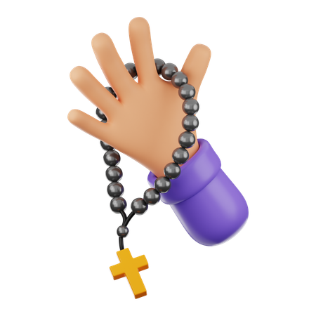 Kreuz Halskette  3D Icon