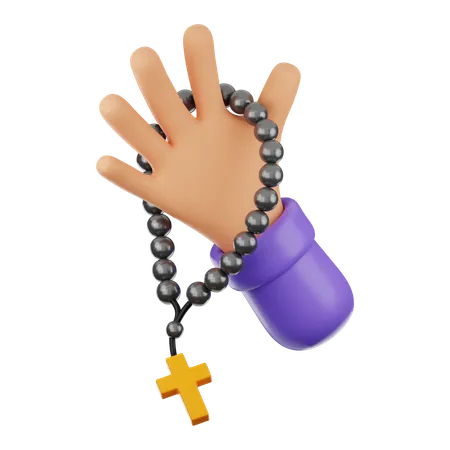 Kreuz Halskette  3D Icon