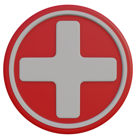 Kreuz-Logo  3D Icon