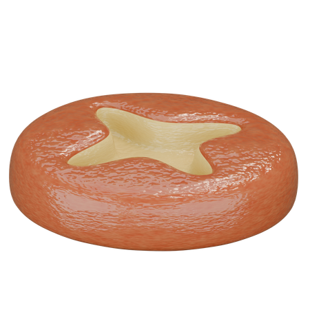 Kreuzbrötchen  3D Icon