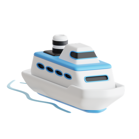 Kreuzfahrtschiff  3D Icon