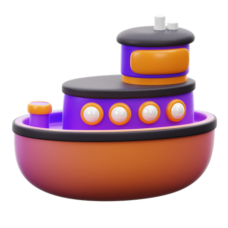 Kreuzfahrtschiff  3D Icon