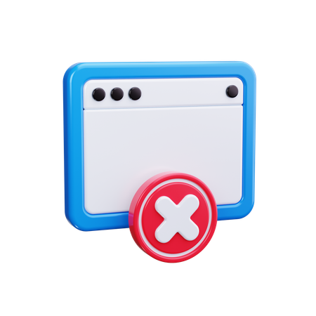 Kreuzmarke  3D Icon