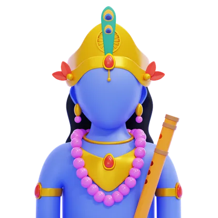 Krishna  3D Icon