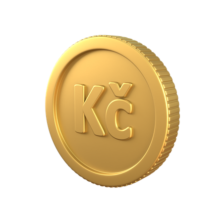 Kronen-Goldmünze  3D Icon