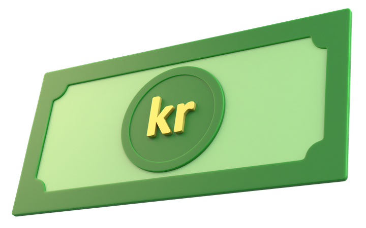 Krone Money  3D Icon