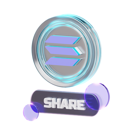 Krypto-Aktie  3D Icon