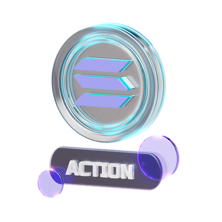 Krypto-Aktion  3D Icon