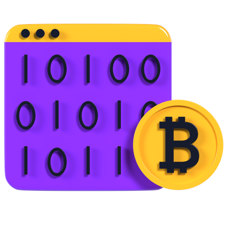 Krypto-Code  3D Icon