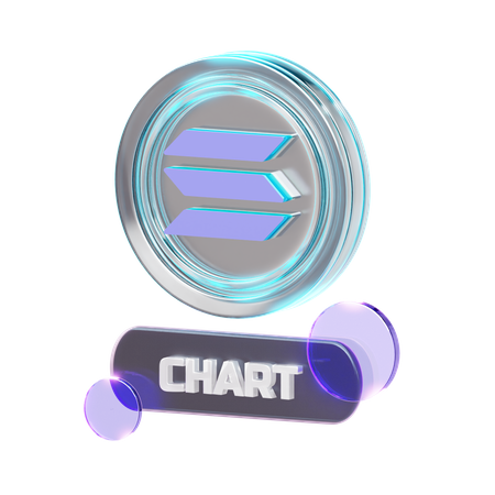 Krypto-Diagramm  3D Icon