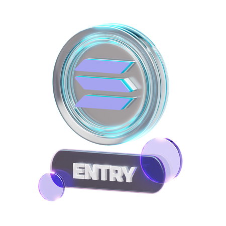 Krypto-Eintrag  3D Icon