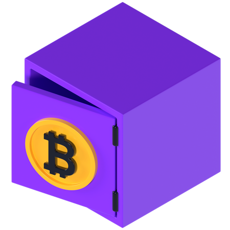 Krypto-Ersparnisse  3D Icon