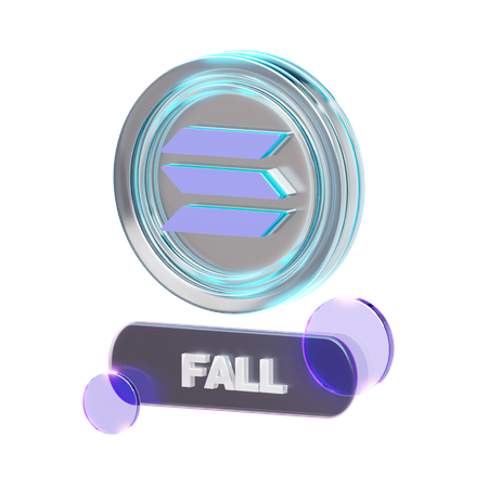 Krypto-Fall  3D Icon