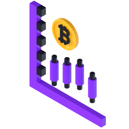 Krypto-Handel  3D Icon