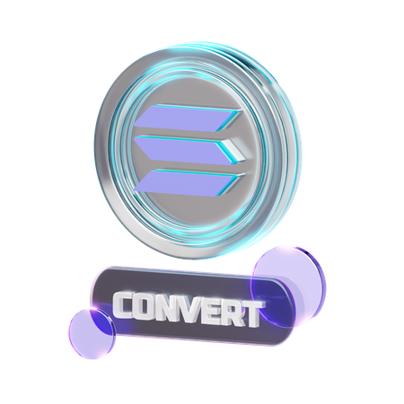 Krypto-Konvertierung  3D Icon