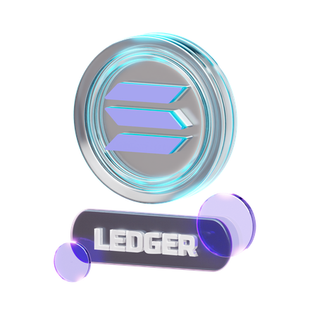 Krypto-Ledger  3D Icon