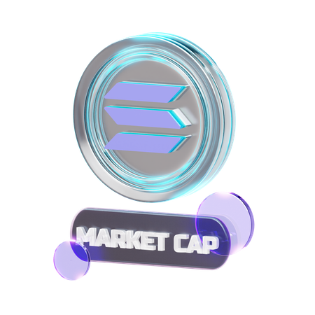 Krypto-Marktkapitalisierung  3D Icon