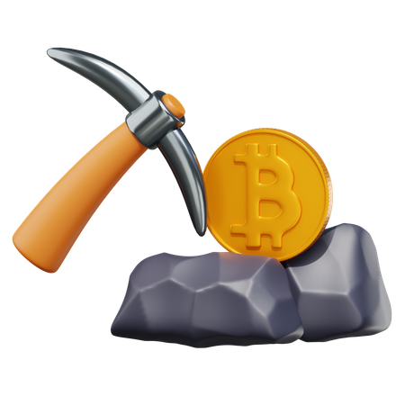 Krypto-Mining  3D Icon