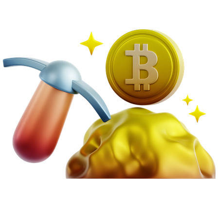 Krypto-Mining  3D Icon