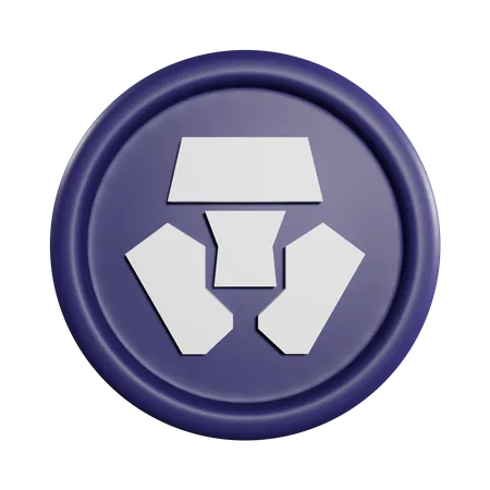 Kryptomünze  3D Icon