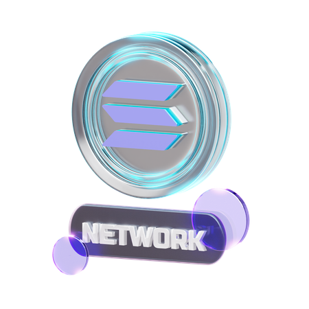 Krypto-Netzwerk  3D Icon