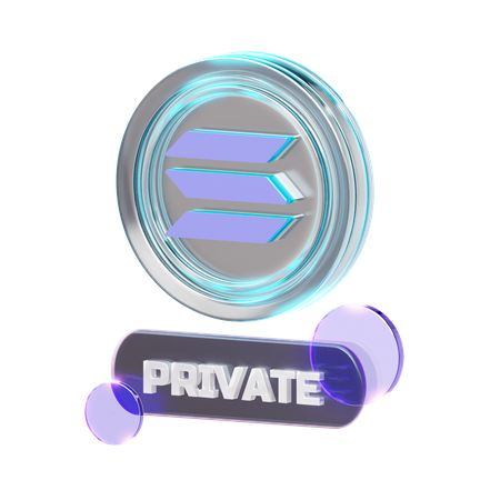 Krypto privat  3D Icon