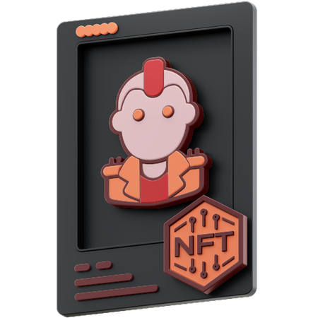 Krypto-Punk-NFT  3D Icon