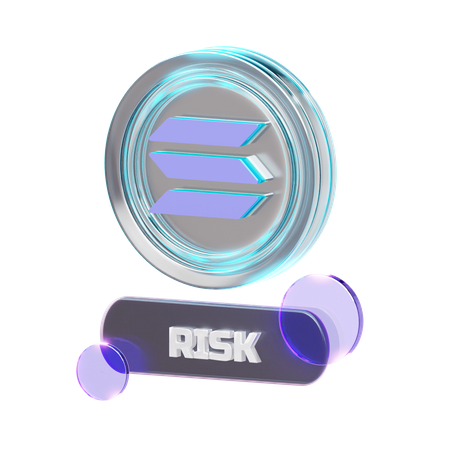 Krypto-Risiko  3D Icon