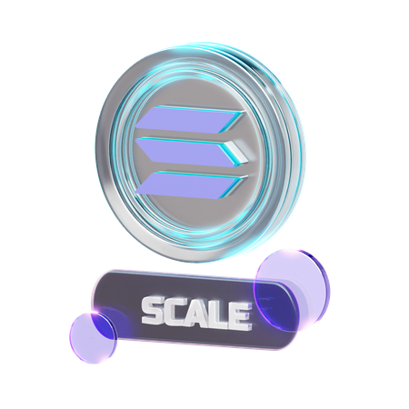 Krypto-Skala  3D Icon