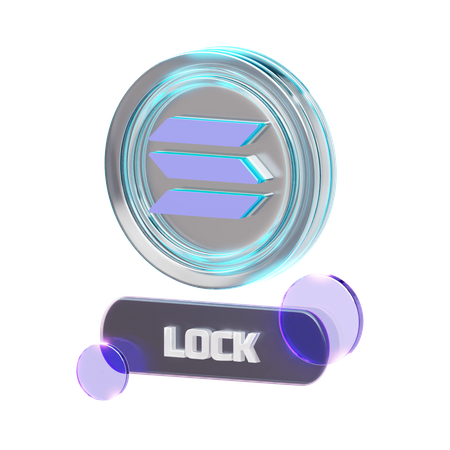 Krypto-Sperre  3D Icon