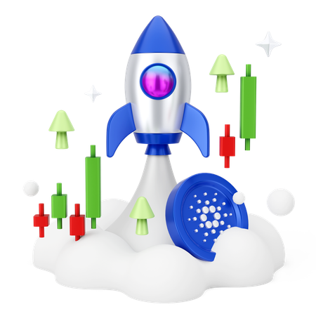 Krypto-Startup  3D Icon