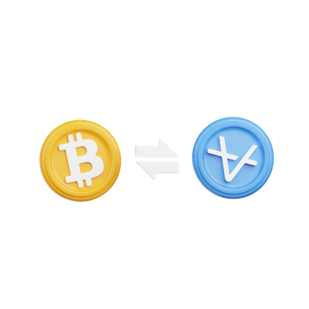 Krypto-Transaktion  3D Icon