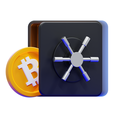 Krypto-Tresor  3D Icon