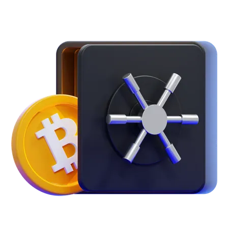 Krypto-Tresor  3D Icon