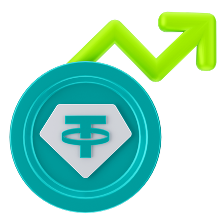 Krypto-Wachstum  3D Icon