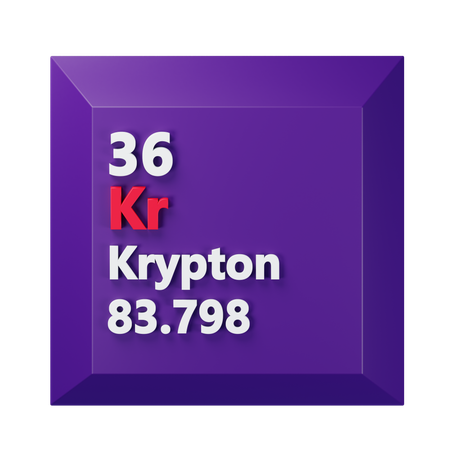 Krypton  3D Icon