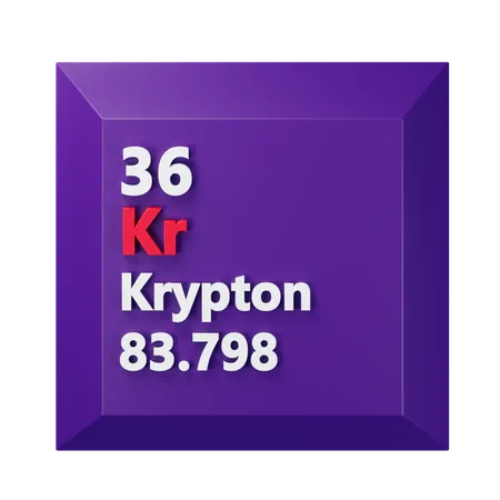Krypton  3D Icon
