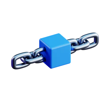 Kryptowährungsnetzwerk  3D Icon