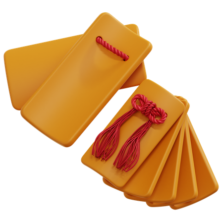 Kuaiban Chinese Bamboo Clapper  3D Icon