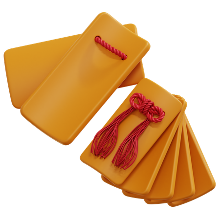 Kuaiban Chinese Bamboo Clapper  3D Icon