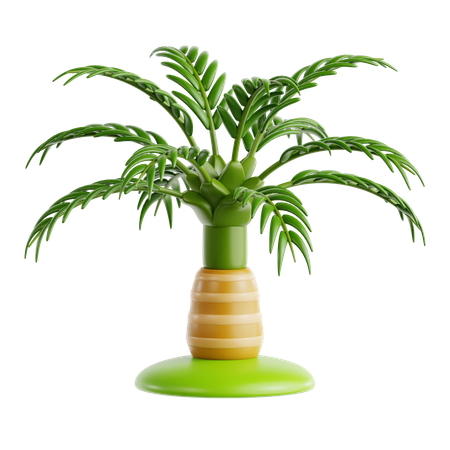 Kubanische Königspalme  3D Icon
