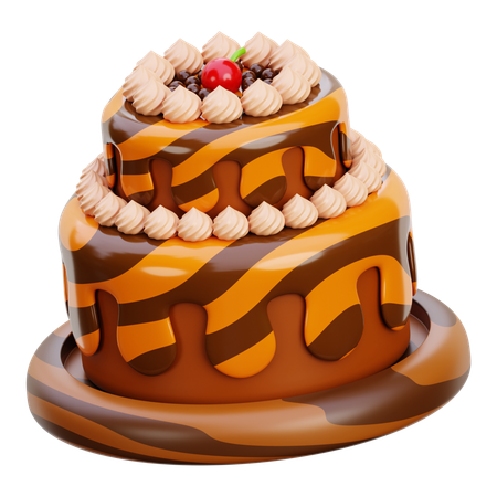 Kuchen  3D Icon