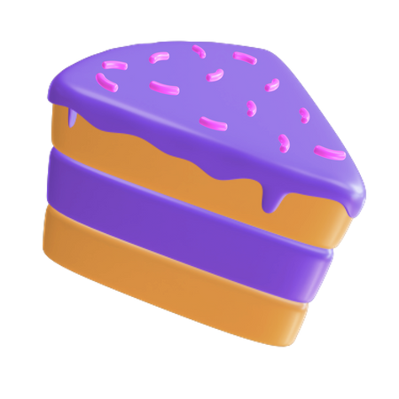 Kuchen  3D Illustration