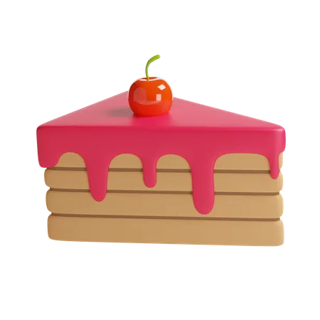 Kuchen  3D Illustration