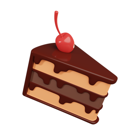 Kuchen  3D Illustration