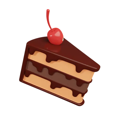 Kuchen  3D Illustration